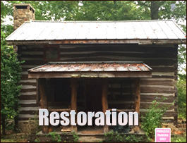 Historic Log Cabin Restoration  Trenton, Alabama